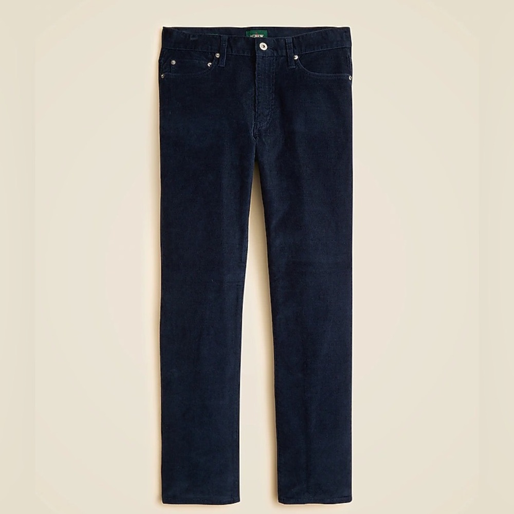 NWT J. Crew 770 Corduroy Straight Let Pants SZ 33